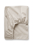 Cove Stonewashed Organic Cotton Fitted Sheet / Natural
