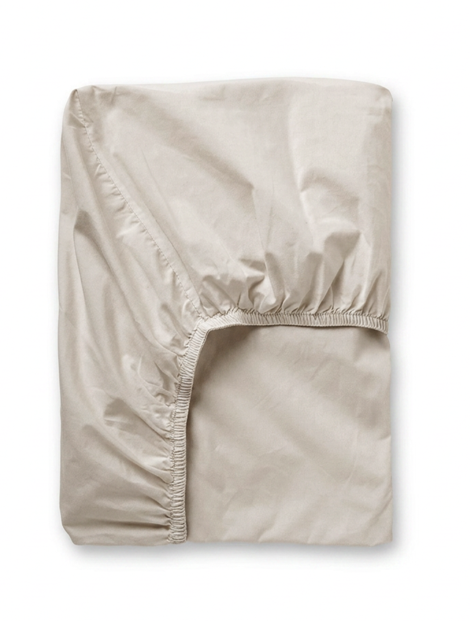 Cove Stonewashed Organic Cotton Fitted Sheet / Natural