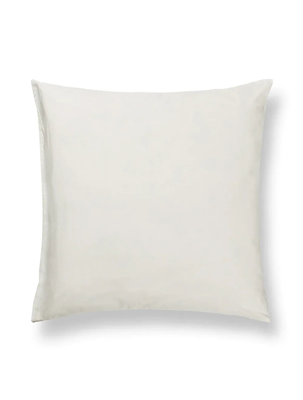 TAMEKO natural fabric pillow with minimalist, neutral design on white background