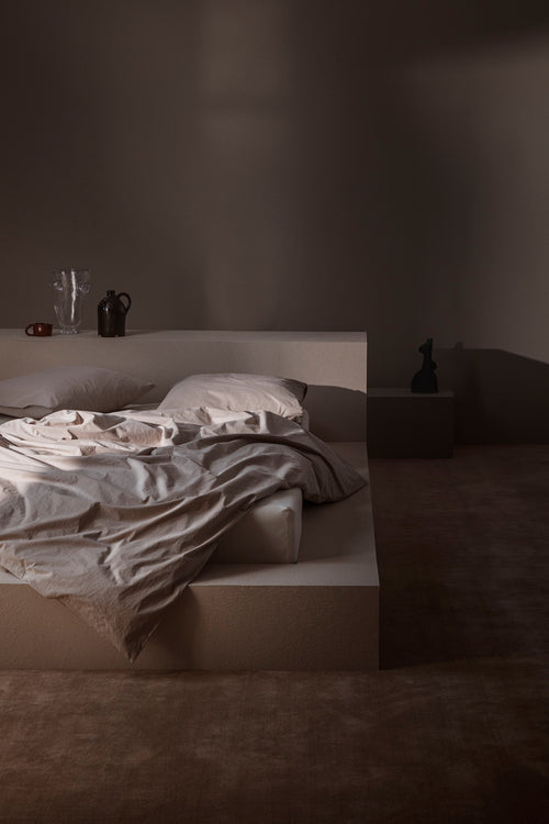 Cove Fitted Sheet - Natural