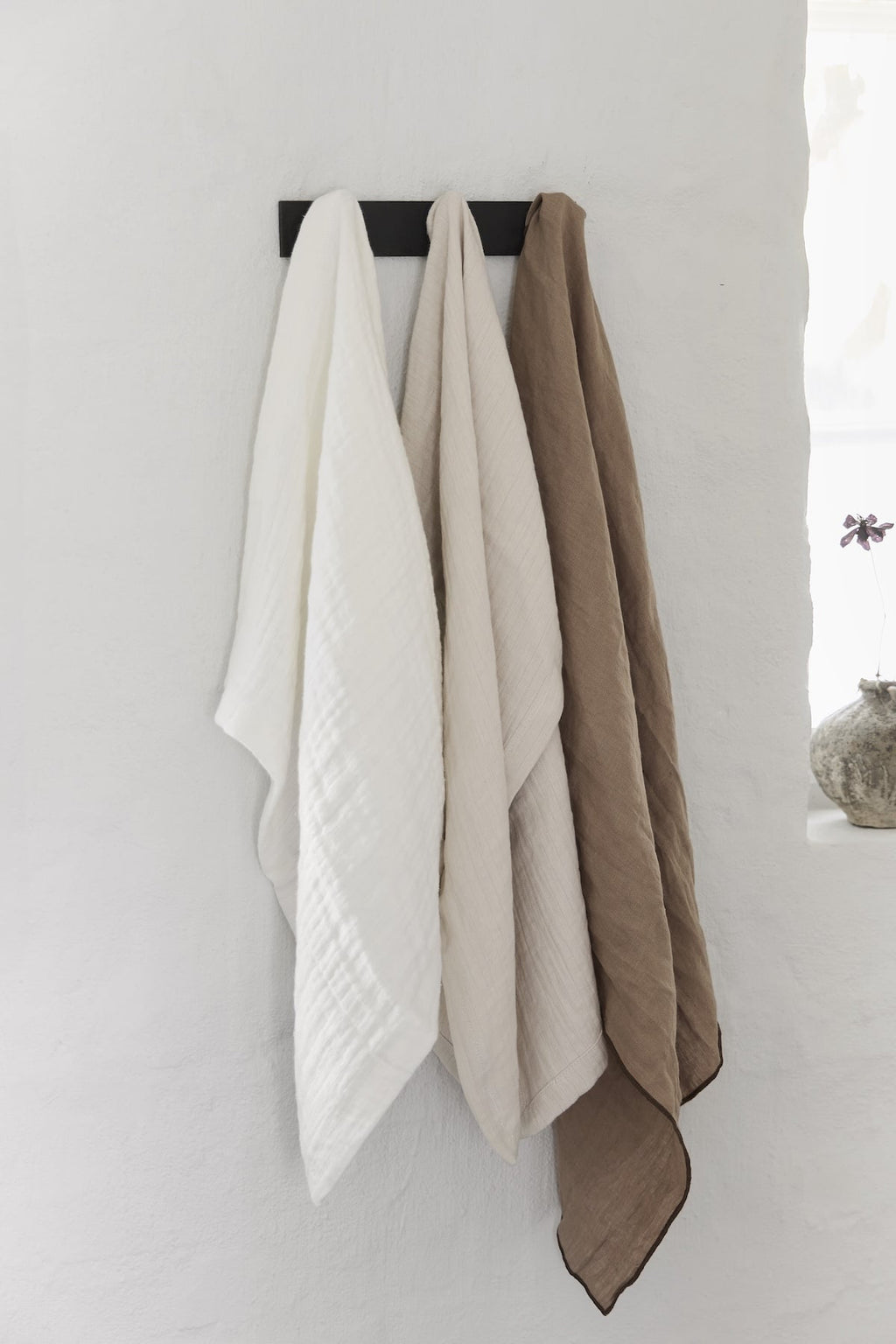 Merrow Linen Kitchen Towel (Set of 2)  / Rust