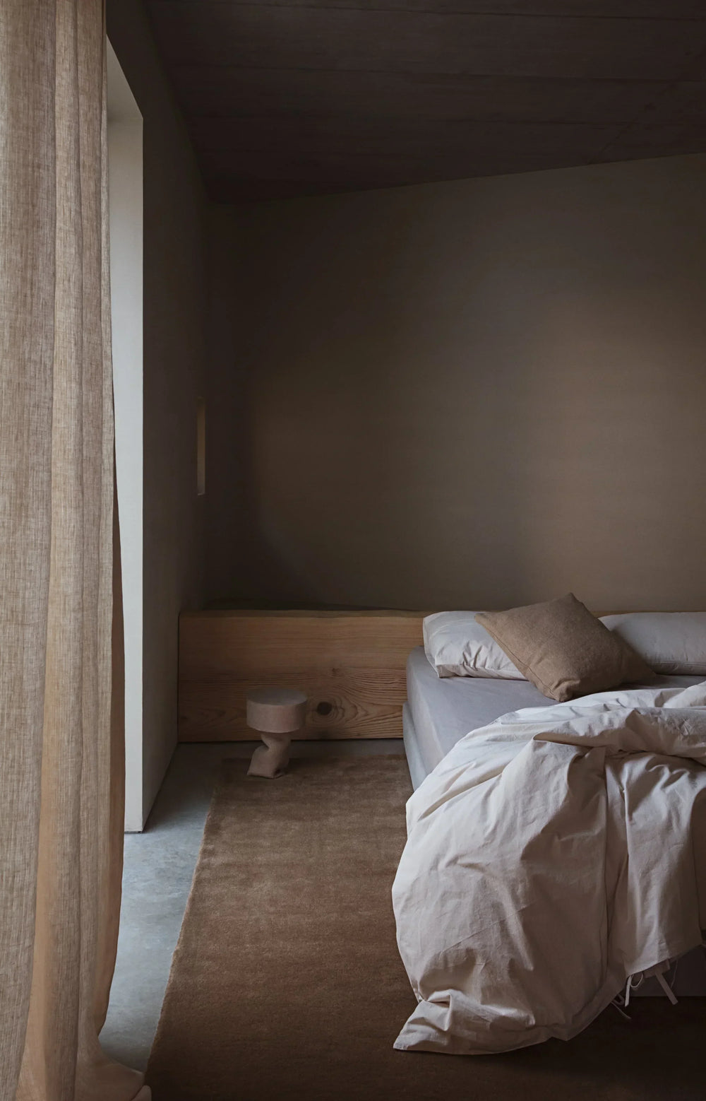 Cove Stonewashed Cotton Duvet Cover / Natural