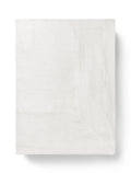 Folded white linen bed skirt, simple and elegant, TAMEKO home textiles