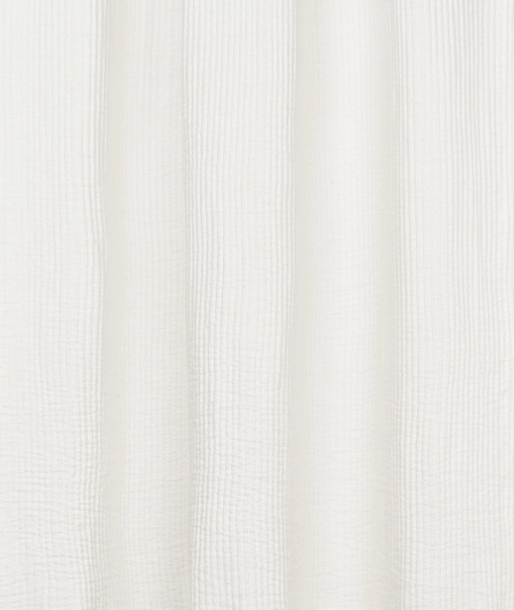 Pleat Linen Curtain / White