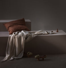 Tate Cotton Bed Runner / Natural