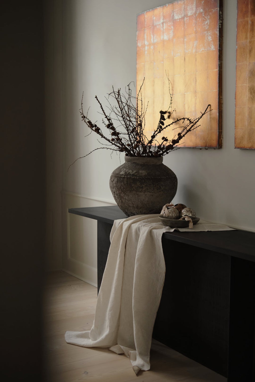 Merrow Table Cloth - Natural