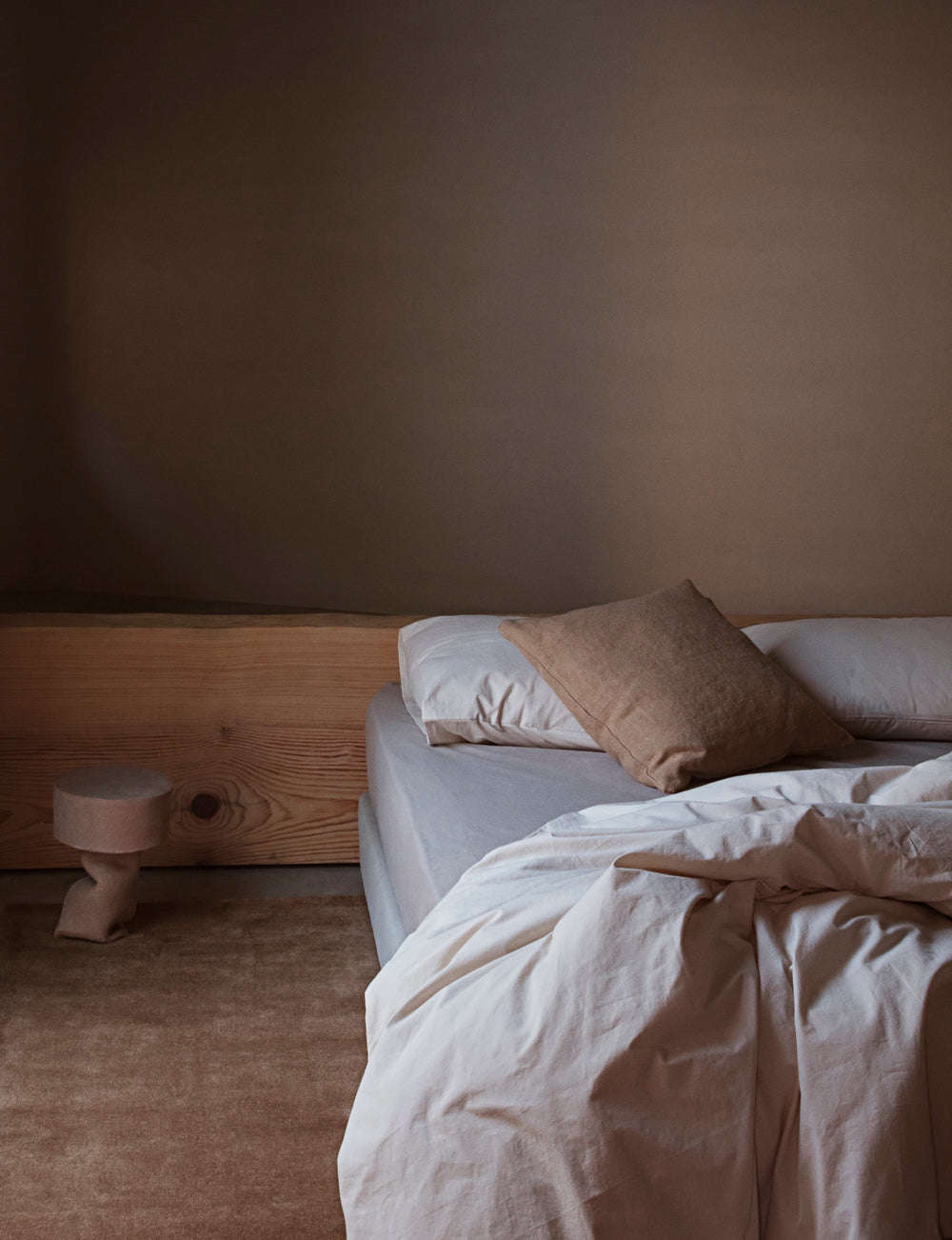 Rue Linen Cushion / Ochre