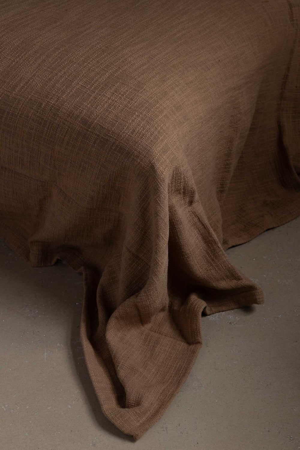 Tate Cotton Bed Throw / Ochre