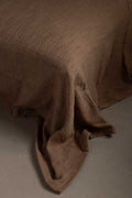 Tate Cotton Bed Throw / Ochre
