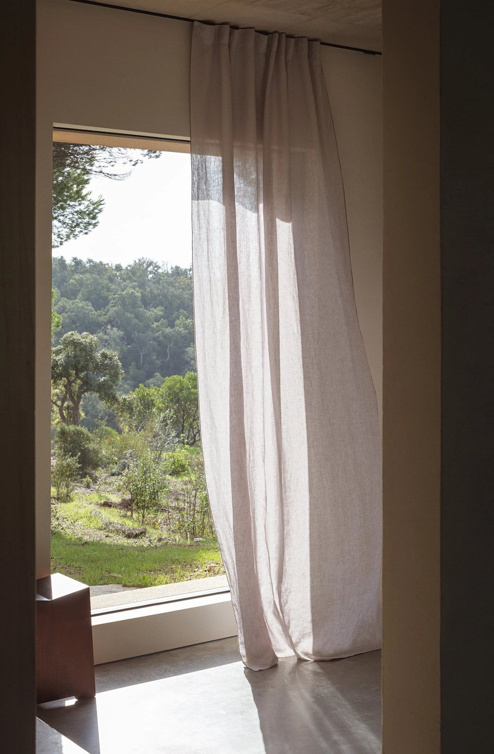 Merrow Linen Curtain / Light Grey