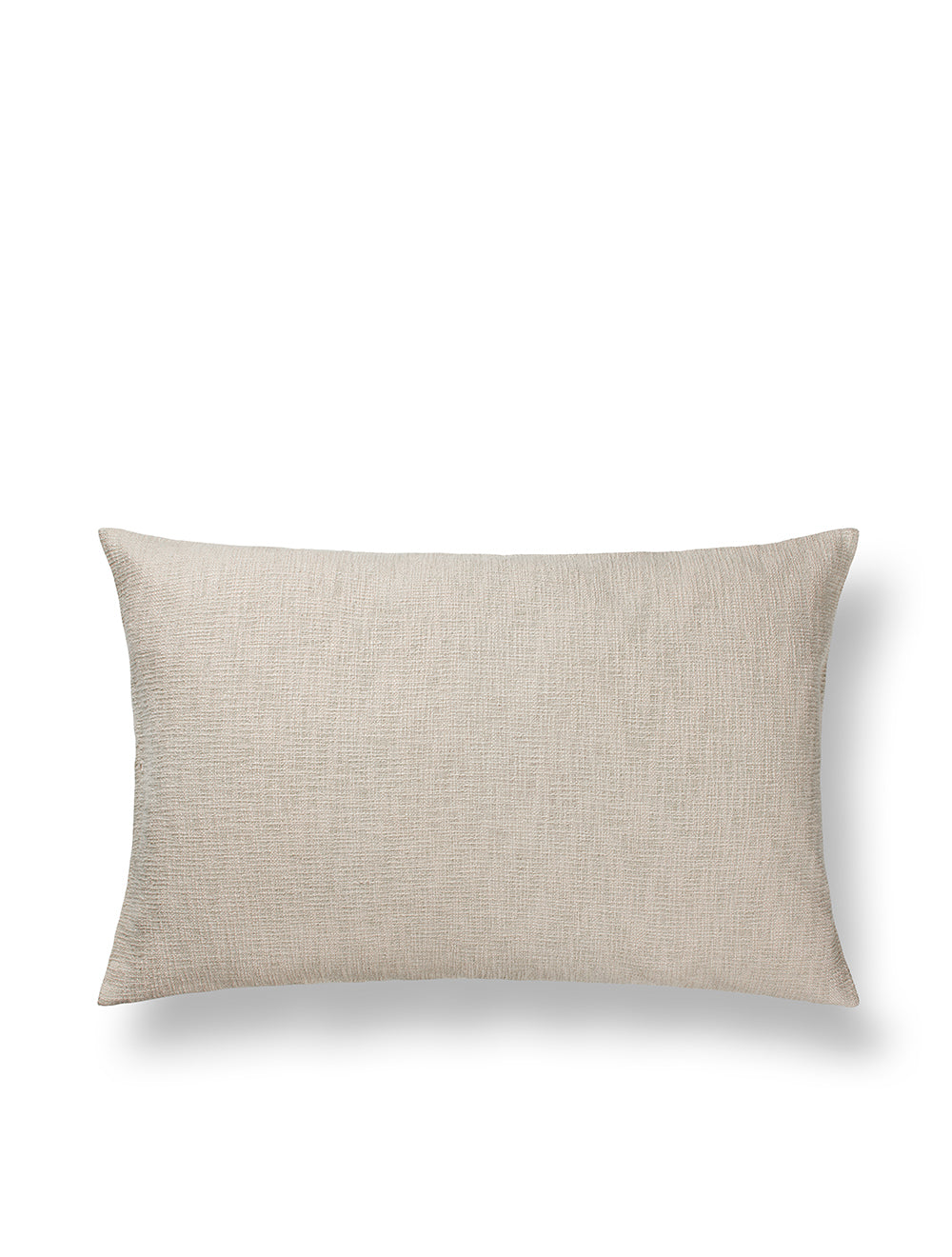 TAMEKO neutral textured linen pillow, minimalist home decor, natural bed fabric