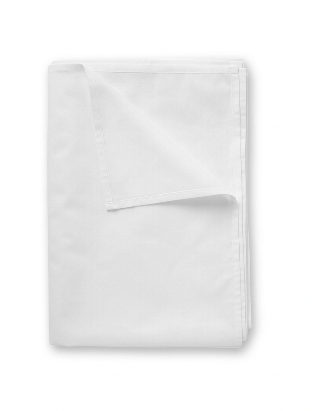 Cove Stonewashed Cotton Flat Sheet / White
