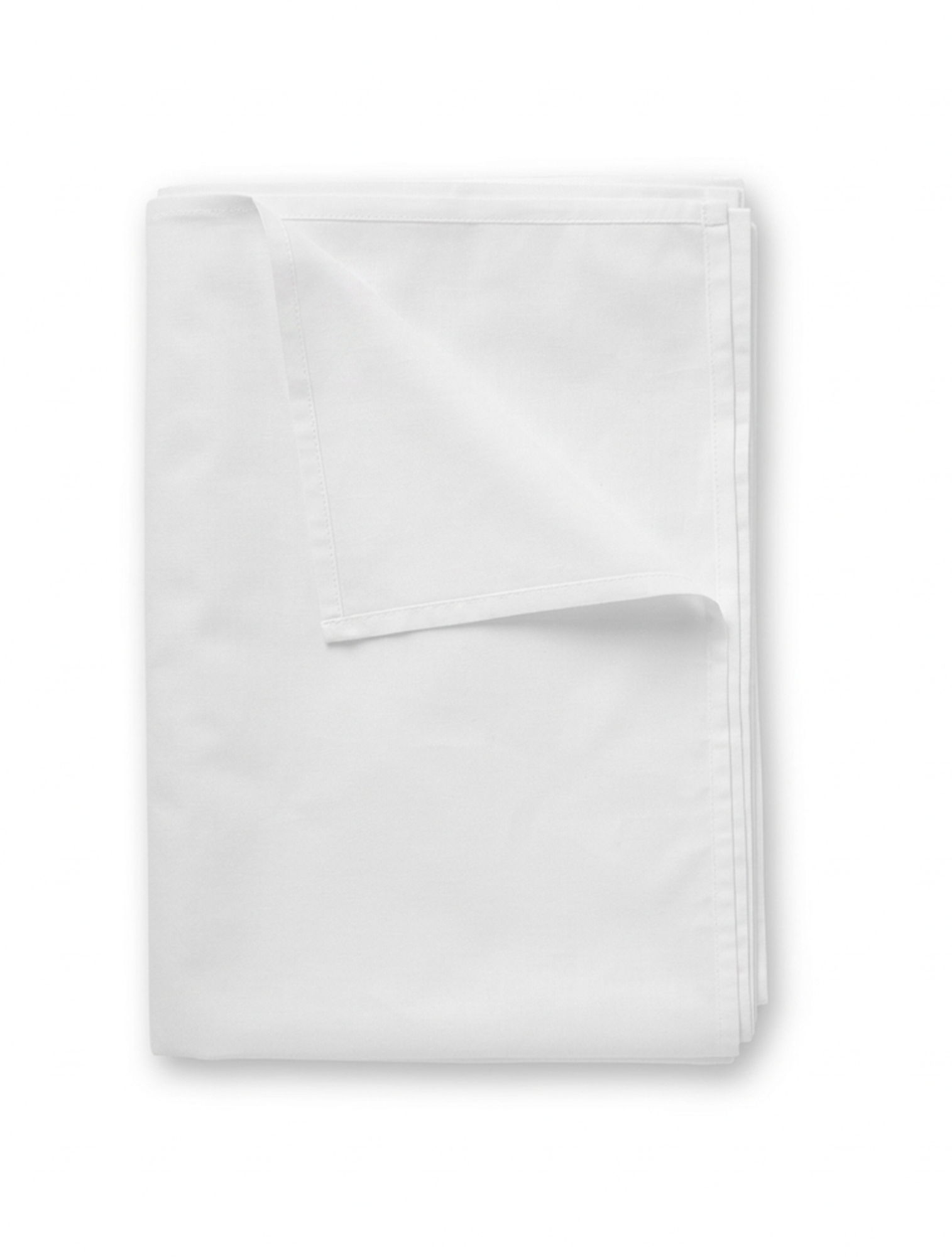 Cove Stonewashed Organic Cotton Flat Sheet / White