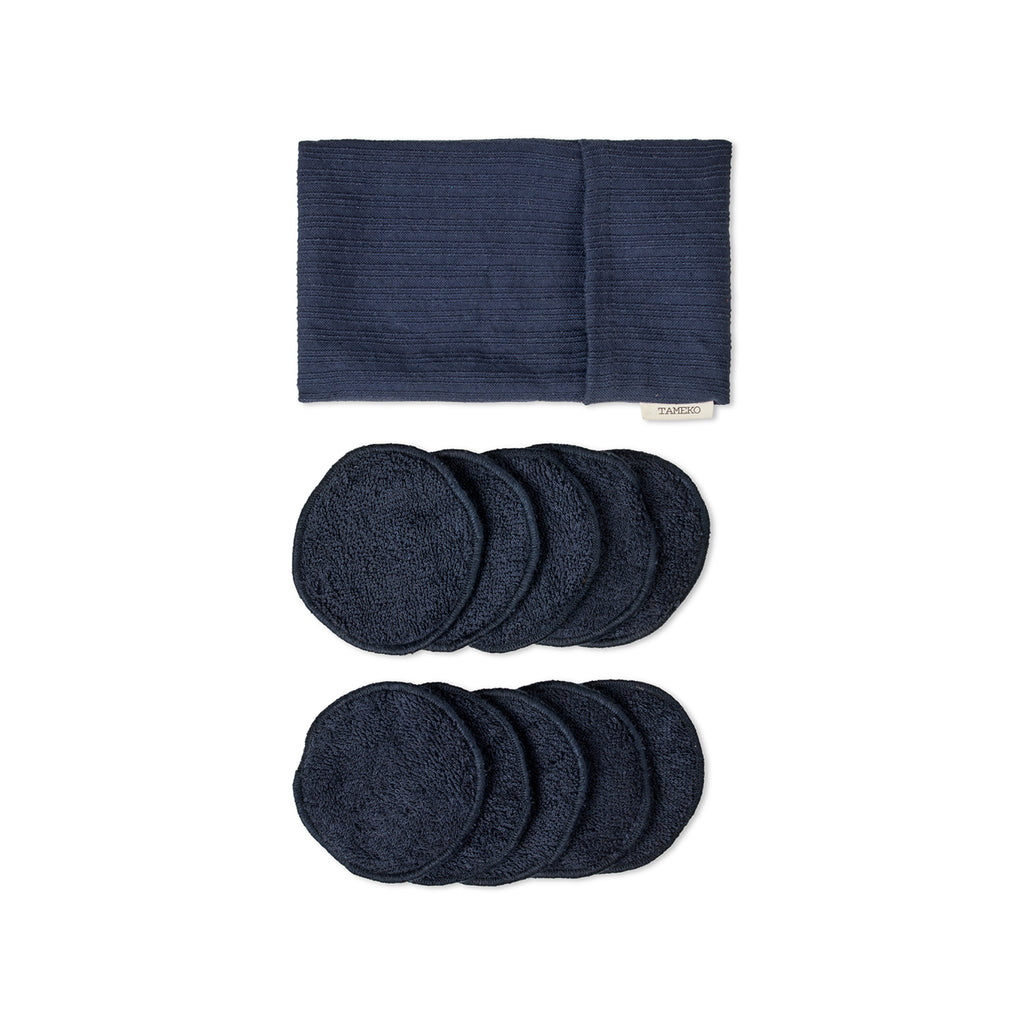 Nami Organic Cotton Reusable Pads / Indigo