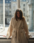 Nami Organic Cotton Kimono Robe / Natural