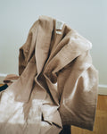 Nami Organic Cotton Kimono Robe / Stone