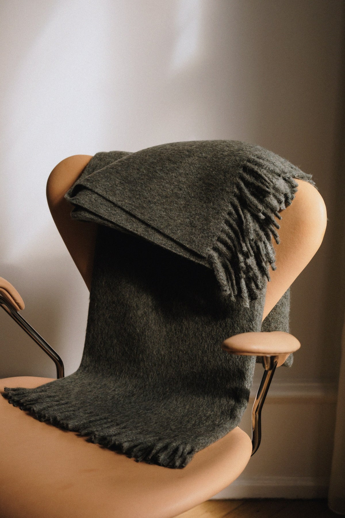 Ren Alpaca Blanket / Grey Melange