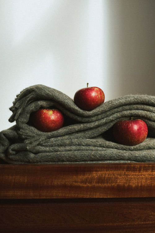 Ren Alpaca Blanket / Grey Melange