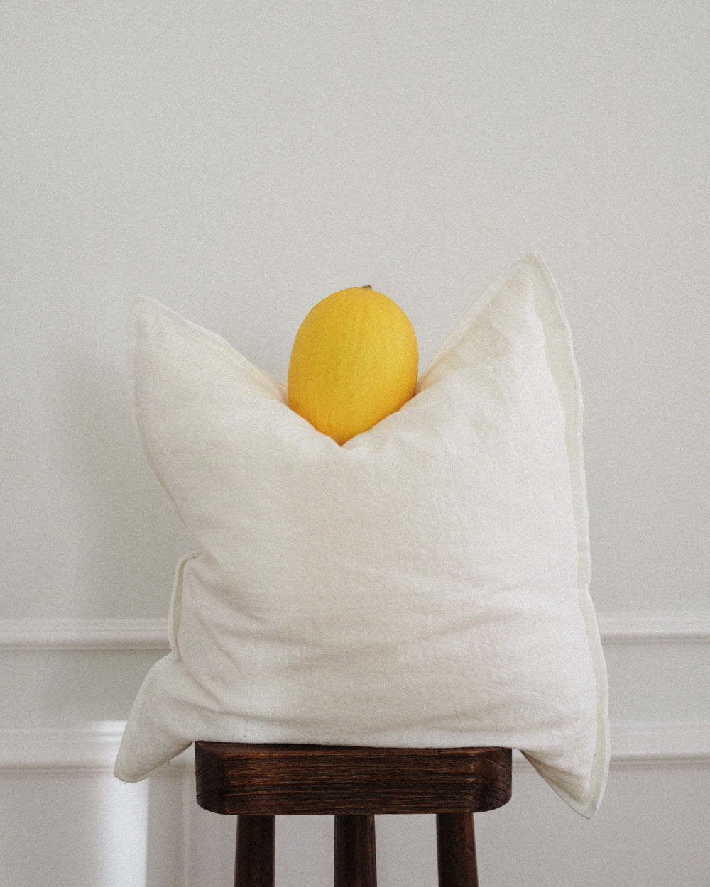 Merrow Linen Cushion / White