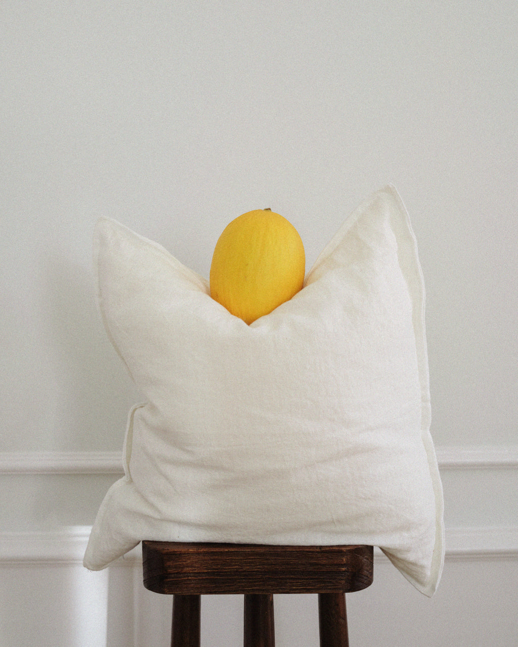 Merrow Linen Cushion / White