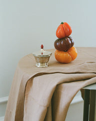 Merrow Linen Table Cloth / Ochre