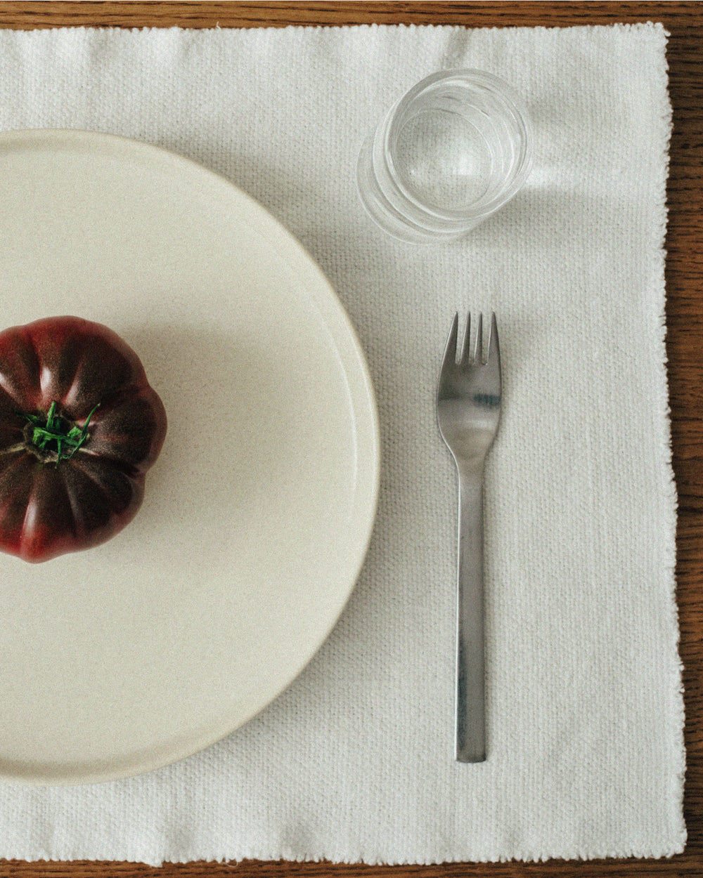 Rue Linen Placemat (Set of 2) / White