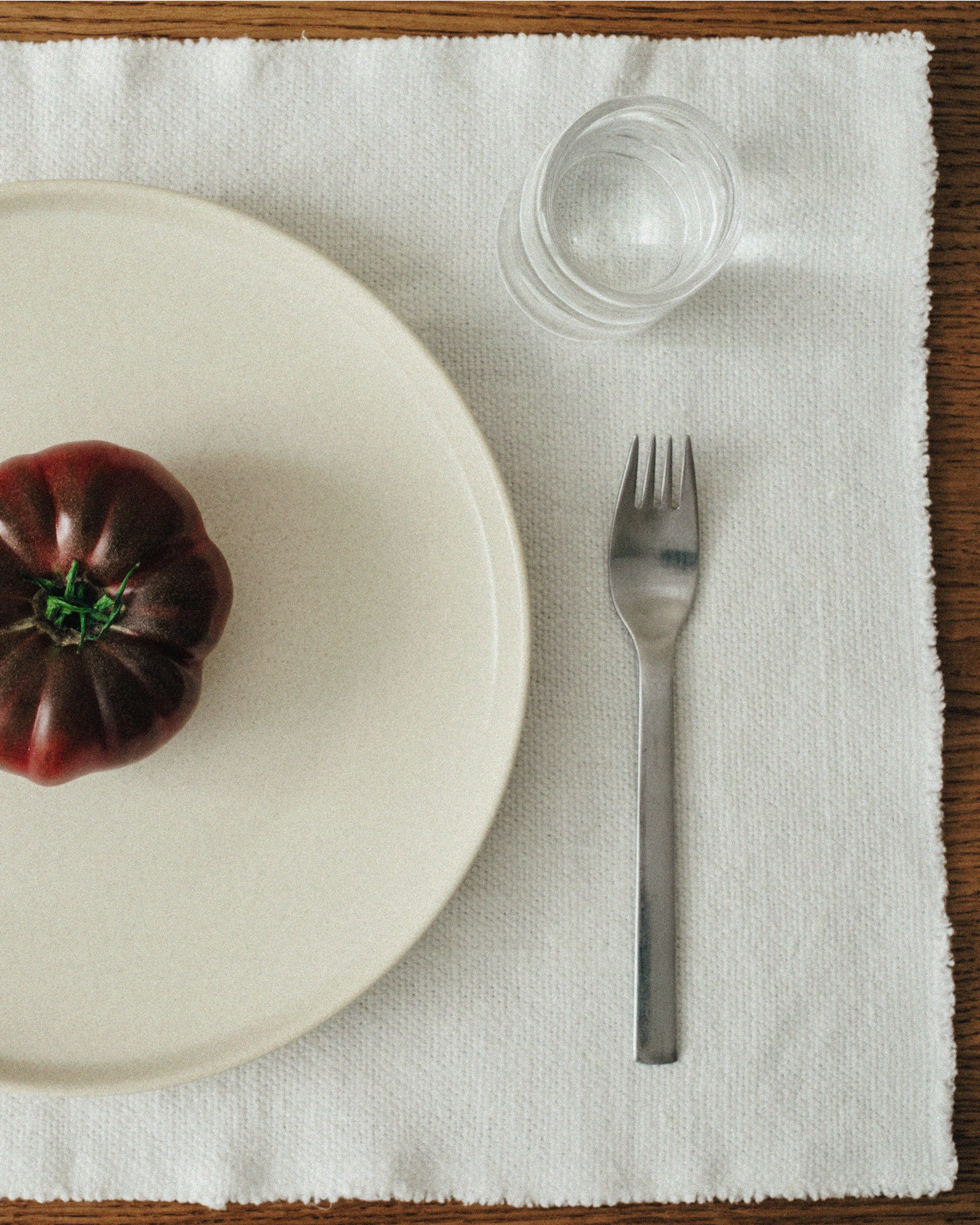 Rue Linen Placemat (Set of 2) / White