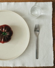 Rue Linen Placemat (Set of 2) / White