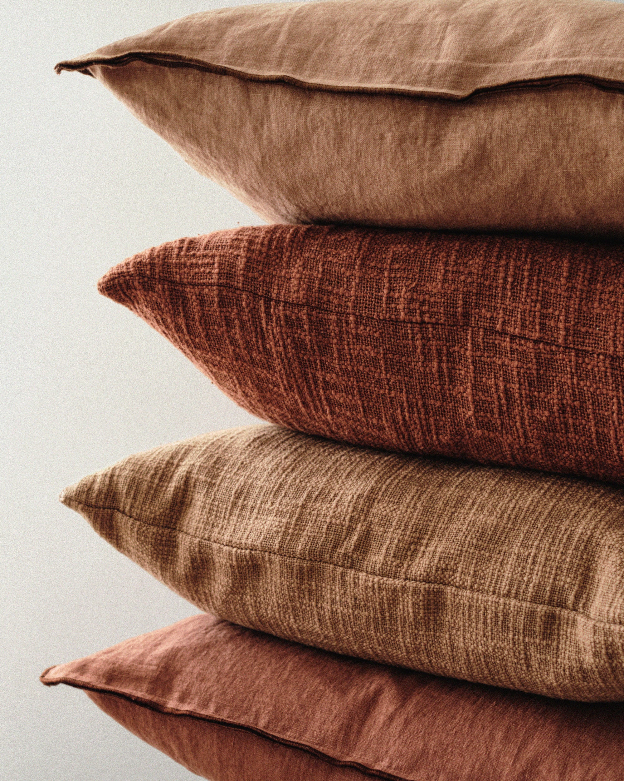 Tate Cotton Cushion / Ochre
