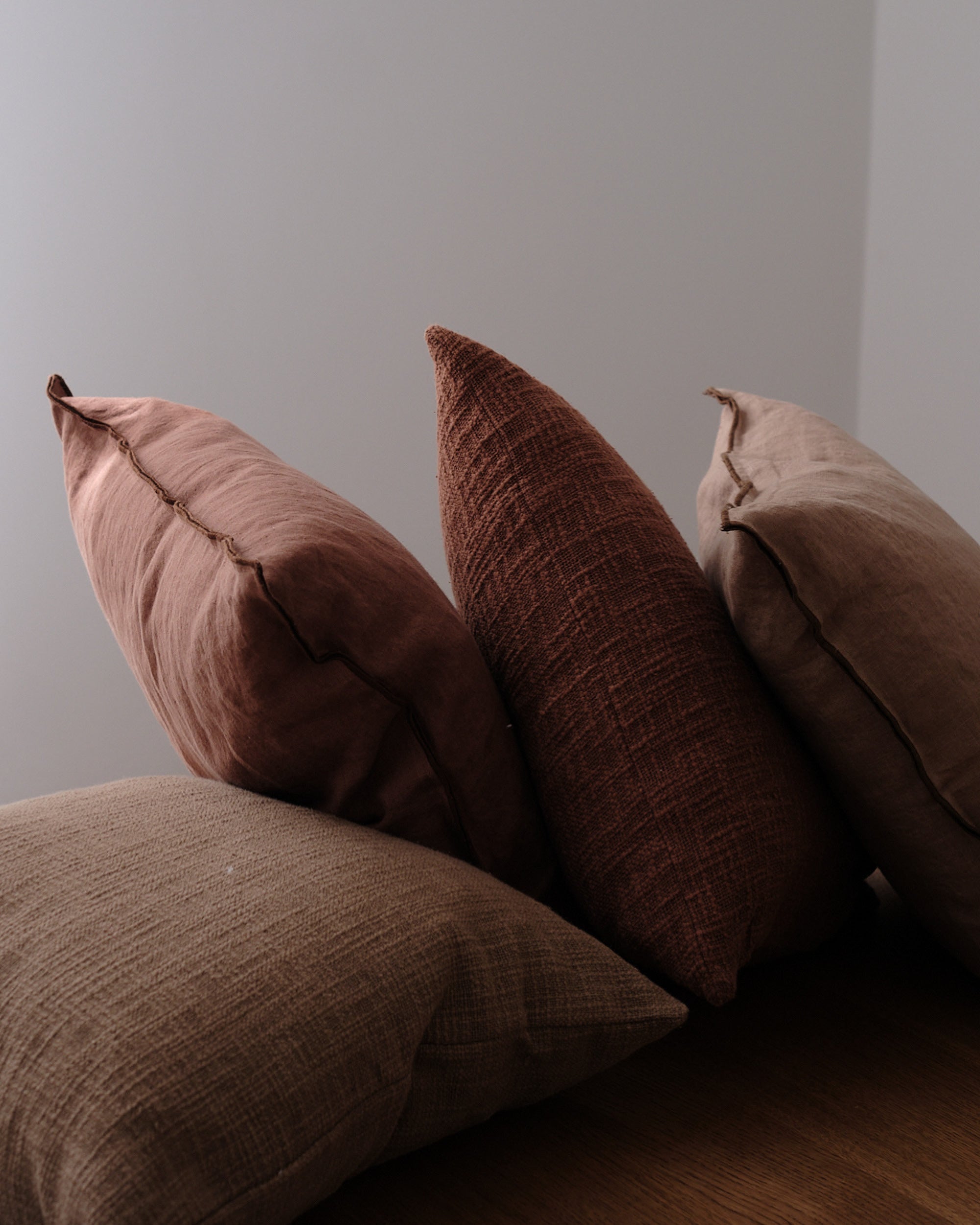 Tate Cotton Cushion / Ochre