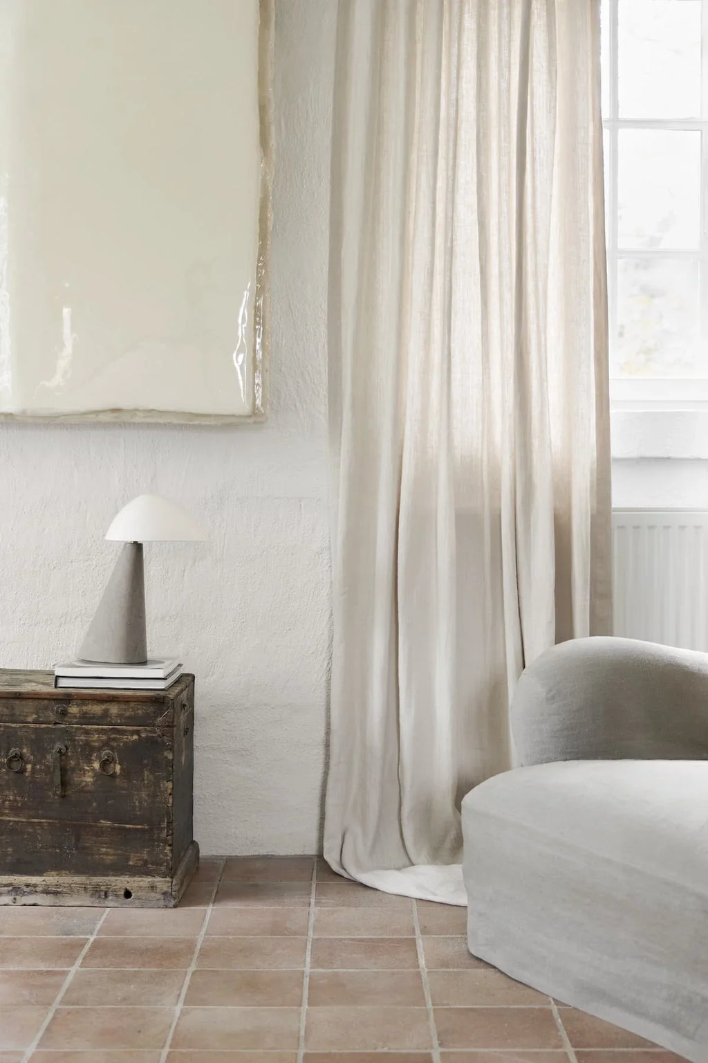 Dale Linen Curtain / Natural