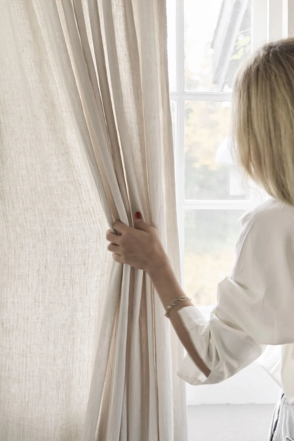 Dale Linen Curtain / Natural