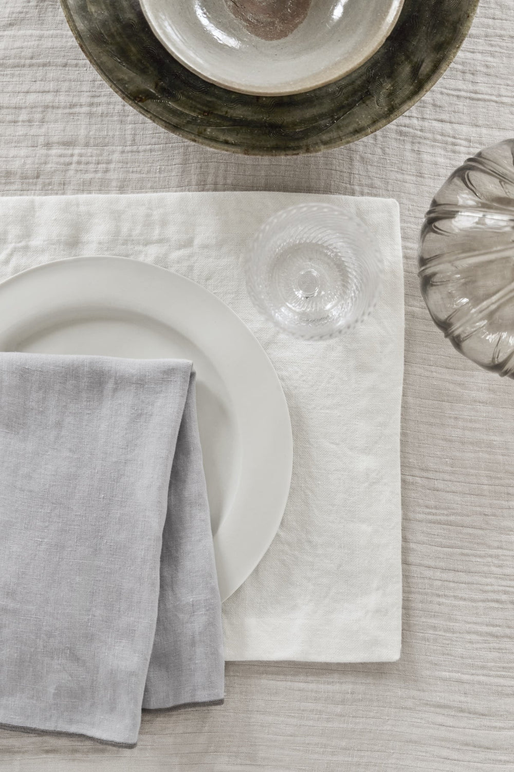 Lee Linen Placemat (Set of 2) / White